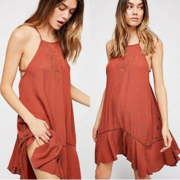 Free People Dresses & Skirts - NWT - Heat wave tunic dress teraccota